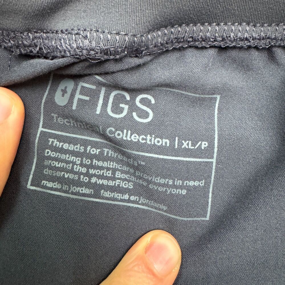 FIGS Technical Collection Zamora Cargo Jogger Scrub Pants Womens XL Gray Medical - Picture 3 of 16